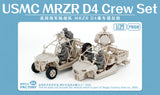 Magic Factory 1/35 USMC MRZR D4 Crew Set (Resin, 4 figures/set) (Special Order)