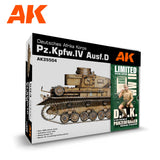 AK Interactive 1/35 PZ.KPFW.IV AUSF.D AFRIKA KORPS+DAK PANZERFAHRER (Special Order)