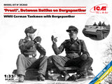 ICM 1/35 '"Prost!", Between Battles on Bergepanther (WWII German Tankmen with Bergepanther), Vehicle (Special Order)