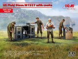 ICM 1/35 US Field Stove M1937 with cooks (100% new molds) (Special Order)