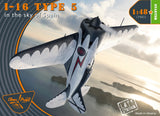 Clear Prop 1/48, I-16 type 5 (in the sky of Spain late version), Starter Kit (Special Order)
