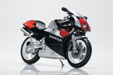 Aoshima 1/12 Diecast Motorcycle, Honda NSR250R '89 Black×Seed Silver Metallic (Special Order)