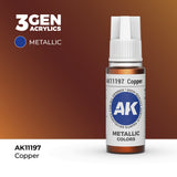 AK Interactive 3G Acrylic Copper 17ml (Special Order)