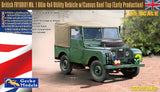 Gecko 1/35 British FV18001 Mk. 1 80in 4x4 Utility Vehicle w-Canvas Roof Top (Early Production) (Special Order)