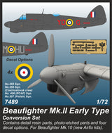 CMK 1/72 Beaufighter Mk.II Early Type Conversion Set for Airfix Kit (Special Order)