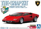 Aoshima 1/32 SNAP KIT #20-A Lamborghini Countach LP400(Red) (Special Order)