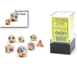 Dice: 7 pc: Festive: Mini-Hedral: Circus / Black (EN) (Special Order)
