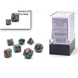 Dice: 7 pc: Festive: Mini-Hedral: Mosaic / Yellow (EN) (Special Order)