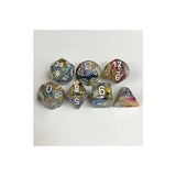 Dice: 7 pc: Festive: Mini-Hedral: Carousel / White (EN) (Special Order)