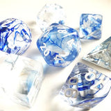 Dice: 7 pc: Nebula: Dark Blue / White (EN) (Special Order)