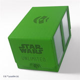 Deck Box: Star Wars: Unlimited: Double Deck Pod: Green (ML) (Special Order)