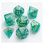 Dice: 7 pc: Candy-like Series: Mint (ML) (Special Order)
