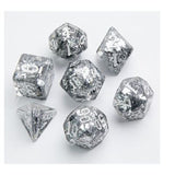 Dice: 7 pc: Candy-like Series: Blackberry (ML) (Special Order)