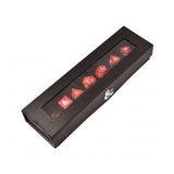 Dice: 7 pc: Dungeons & Dragons: Heavy Metal RPG Dice Set: Red & White (EN) (Special Order)