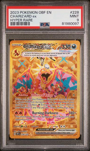 228 197 pokemon card Charizard ex 228/197