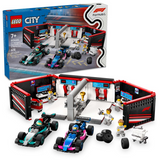 LEGO 60444 - CITY - F1 Garage & Mercedes AMG & Alpine Cars - 678pcs (Special Order)
