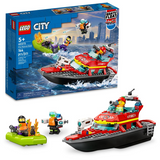 LEGO 60373 - CITY - Fire Rescue Boat - 144pcs (Special Order)