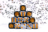 CONQUEST: DWEGHOM GRAY SWIRL DICE SET (Special Order)