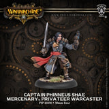 MERC CAPT PHINEUS SHAE PRIVATEER WARCASTER BLISTER (Special Order)