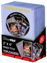 UP TOPLOAD 3X4 GOLD FOIL MIXED TITLE 25CT (Special Order)