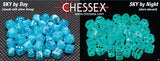 LUMINARY 36D6 SKY W/SILVER 12MM (Special Order)