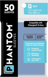 PHANTOM SLEEVES GLOSS SKY SIZE (75MM X 105MM) 50CT (Special Order)