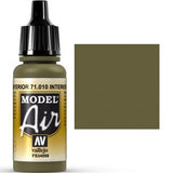 VALLEJO: MODEL AIR INTERIOR GREEN (17ML) (Special Order)