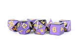 METAL 7 DICE SET PURPLE 16MM (Special Order)