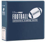 UP BINDER 3IN FOOTBALL BLUE (Special Order)