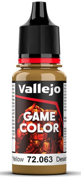 VALLEJO: GAME COLOR DESERT YELLOW 18ML (Special Order)
