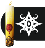 RITUAL CANDLE DICE TUBE STAR OF AZATHOTH (Special Order)