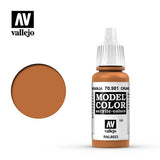 VALLEJO: MODEL COLOR ORANGE BROWN (17ML) (Special Order)