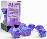 SPECKLED 7-DIE SET POLYHEDRAL PURPLE PASSION (Special Order)