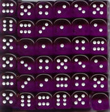 TRANSLUCENT 36D6 PURPLE/WHITE 12MM (Special Order)