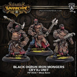 CRYX BLACK OGRUN IRON MONGERS (3) UNIT BLISTER (Special Order)
