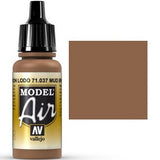 VALLEJO: MODEL AIR MUD BROWN (17ML) (Special Order)