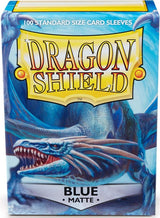 DRAGON SHIELD SLEEVES MATTE BLUE 100CT (Special Order)