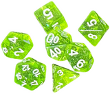 DCC RPG DICE SET GREENSTONE SHARDS (Special Order)