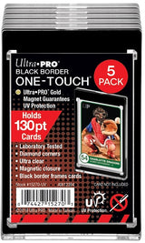 UP 1TOUCH 130PT BLACK BORDER MAGNETIC HOLDER 5-PACK (Special Order)