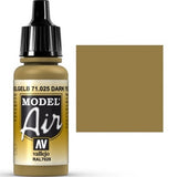 VALLEJO: MODEL AIR DARK YELLOW (17ML) (Special Order)