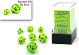 MINI VORTEX 7-DIE SET BRIGHT GREEN/BLK (Special Order)