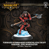 KHADOR SORSCHA KRATIKOFF EPIC WARCASTER BLISTER (Special Order)