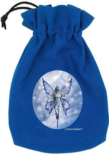 ANNE STOKES DICE POUCH SNOW FAIRY (Special Order)