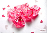 MINI TRANSLUCENT 7-DIE SET PINK/WHITE (Special Order)