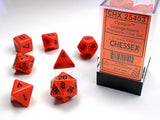 OPAQUE 7-DIE SET ORANGE/BLACK (Special Order)