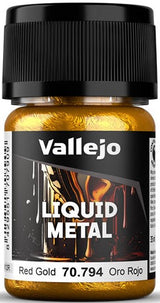 VALLEJO: LIQUID GOLD ALCOHOL BASE RED GOLD (35ML) (Special Order)