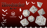 BLOODSUCKER SHIMMERING WHITE & GOLD DICE SET (Special Order)