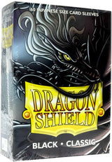 DRAGON SHIELD SLEEVES JAPANESE BLACK 60CT (Special Order)