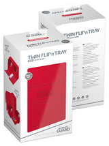 UG TWIN FLIP N TRAY DECK CASE MONOCOLOR RED 200+ (Special Order)