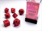OPAQUE 7-DIE SET RED/BLACK (Special Order)